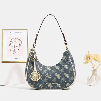 Women's Underarm Bag, Crossbody Strap, Casual Use - 7