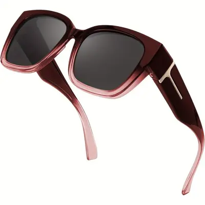 Neue Bestseller-T-Scharnier-Polarisiert-Myopie-Oversleeve-Sonnenbrille Unisex UV-Schutz Europa-Stil Großrahmen Fahrerbrille Sonnenbrille - 10