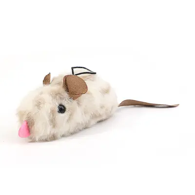 Realistic Sound Plush Mouse Cat Toy, Self-Play - 9