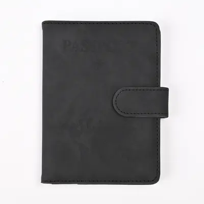PU RFID pasaport cüzdanı, manyetik kapaklı seyahat çantası - 12