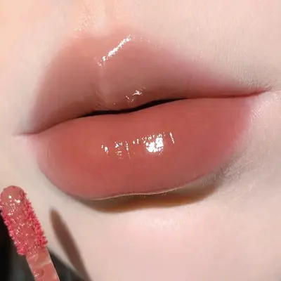 HERORANGE氤氲冰夜镜面唇釉 水光滋润嘟嘟唇显色不易沾杯显嫩唇彩