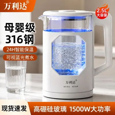 316 Stainless Steel Electric Kettle with Constant Temperature Control - 12