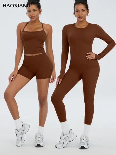 8519 Yoga-Set, schnelltrocknende Damen-Laufbekleidung