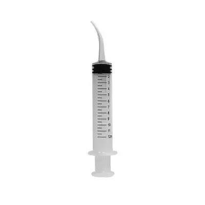 家用智齿窝冲牙器12ml牙科弯头注射针筒牙缝牙洞一次性口腔冲洗器