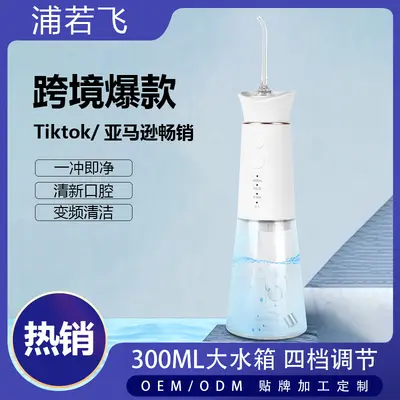 浦若飞电动冲牙器 便携式300ML家用口腔清洁牙齿专用洁牙器水牙线