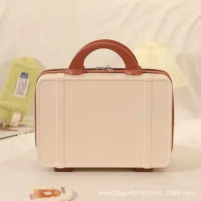 Women's Lightweight Carry-On Suitcase, 16 Inch, Mini Makeup Case Set - 7