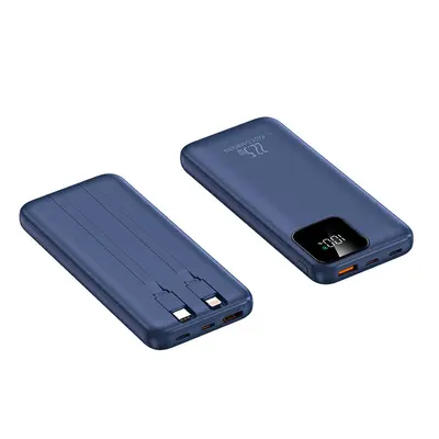 Çapraz Sınır Toptan 22.5W Süper Hızlı Şarj Entegre Kablolu Powerbank 20000mAh Taşınabilir Pil Özel LOGOlu - 8