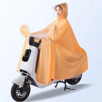 Regenjacke für E-Fahrzeuge, verdickt, verlängert, ganzkörper - 9