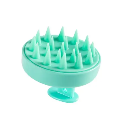 Handheld Shampoo-Bürste, doppelt verwendbar für Kopfhautmassage bei trockenem und nassem Haar, Kunststoff-Shampoo-Reinigungsbürste für den Hausgebrauch.