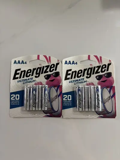 Energizer AA ve AAA lityum pil, 4'lü paket, 1,5V, L91
