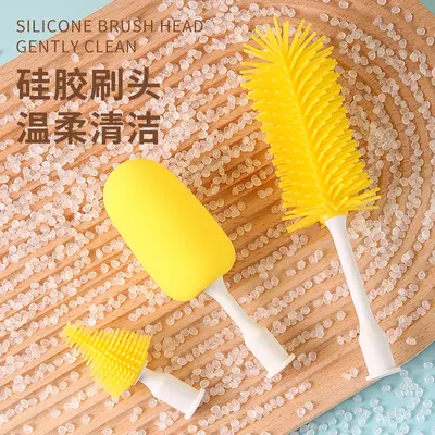 Electric Detachable Sponge Brush Head, Thermos Cup Cleaning Brush - 5