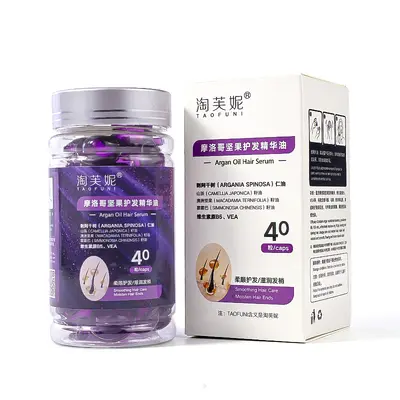 Fas argan yağlı %3 saç bakım softgel kapsül, onarıcı besleyici saç yağı - 9