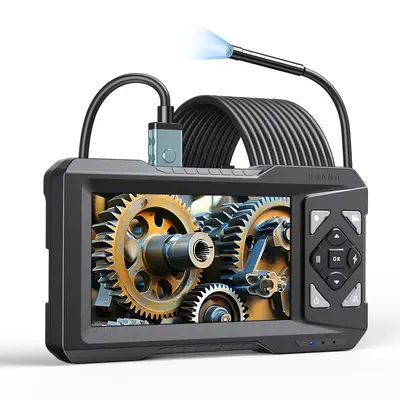 Endoscope camera, 4.3 inch screen, 5m cable, HD, wide angle