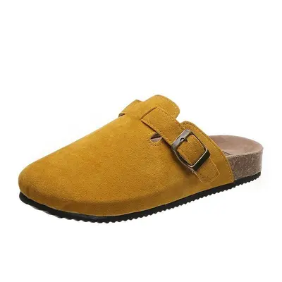 Women's Couple Cork Slippers, Plus Size, Casual Half-Slippers - 7
