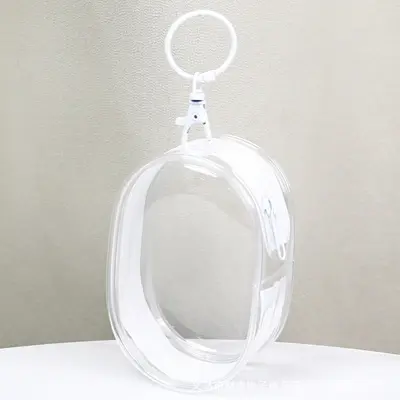 Transparente Datenkabel Aufbewahrungstasche, kleine staubdichte handgefertigte Baby-Display-Tasche, tragbare Tasche, Kopfhörer Aufbewahrungsbox, Organizer-Tasche - 9