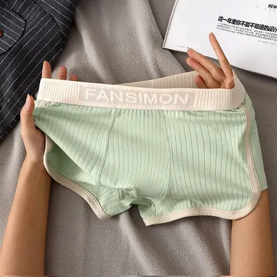 Slim Fit Erkek Boxer Külot Orta Bel Nefes Alabilen Çok Renkli - 8
