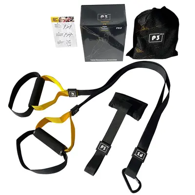 Suspension Training Strap Set, Yoga Fitness Resistance Band - 6