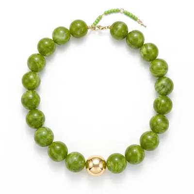 Acrylic Colorful Bead Pendant Necklace, Dopamine Style - 8