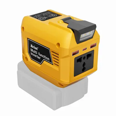 200W Lityum Pil İnvertörü Dewalt 18V/20V Uyumlu, 110V ABD Standardı, PD20W+QC3.0 - 7