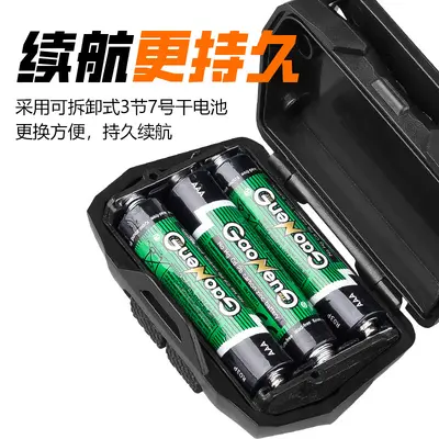 Flood Headlamp Long Battery Life Strong Light COB Red Light Super Bright Replaceable Battery Outdoor Head-Mounted Work Light USB Rechargeable