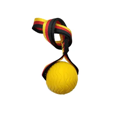EVA Dog Toy Ball with Floating Frisbee and Tug Ring, Bite-Resistant - 9