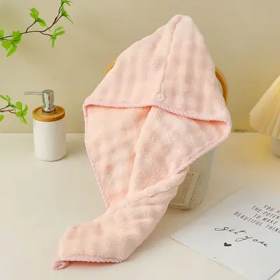 Coral fleece bath towel set, soft absorbent, quick-dry - 8
