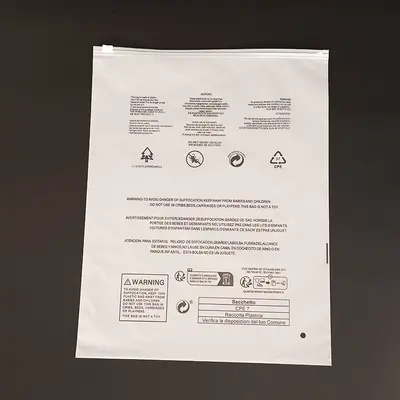 Transparente PE-Reißverschlussbeutel auf Lager Unterwäsche Socken Reißverschlussbeutel Großhandel Yoga-Kleidung Leggings Bekleidungsverpackungsbeutel Custom-Design - 13