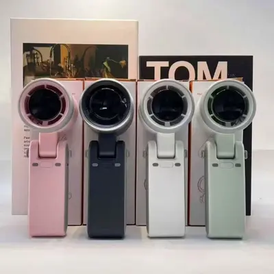 N607 Turbo Handheld Fan with Digital Display, Neck-Hanging, USB Rechargeable - 5