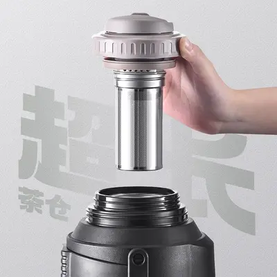 316 Stainless Steel Extra Large Insulated Bottle, Portable Sports Flask - 5
