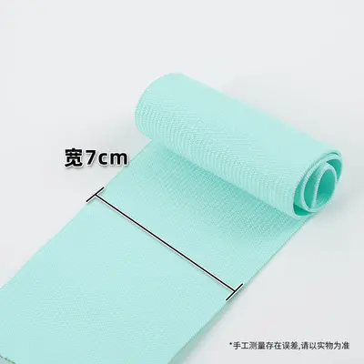 7 cm renkli elastik şerit bant, spor koruyucu ve giyim aksesuarı - 12