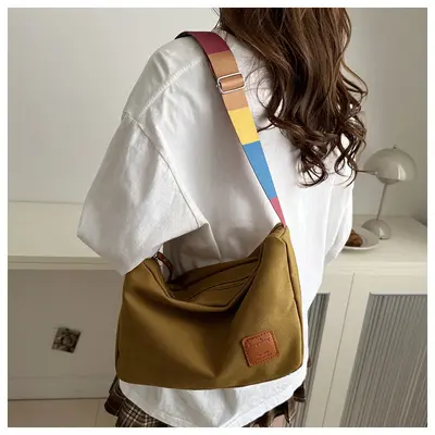 Large Capacity Korean Style Women's Shoulder Crossbody Bag - 12