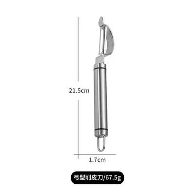 批发304不锈钢多功能削皮器家用厨房削苹果土豆蔬菜瓜刨削皮刀 - 10