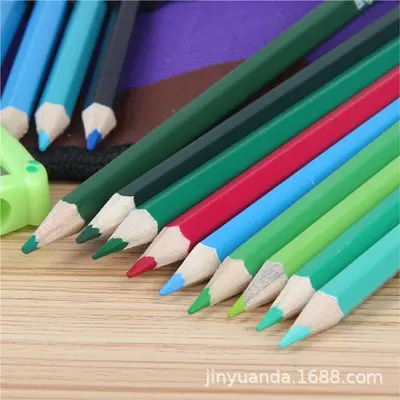 Buntstift-Set, 50 oder 72 Farben, sechseckig