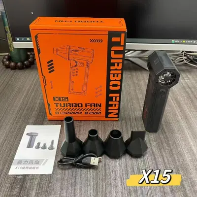 X15PRO El Tipi Türbin Fan, Yüksek Hızlı, Taşınabilir Hava Üfleyici