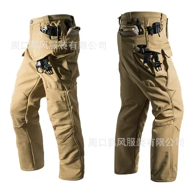 IX7 Fleece Softshell Pants, Waterproof and Windproof, Outdoor - 4