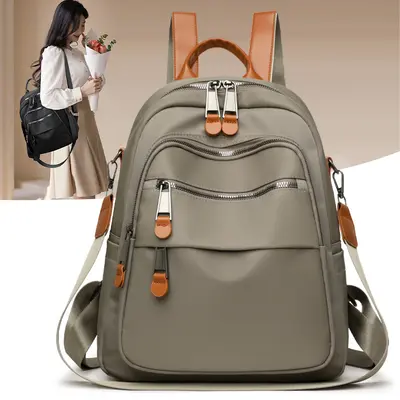 Women's Backpack, Waterproof Nylon, Large Capacity