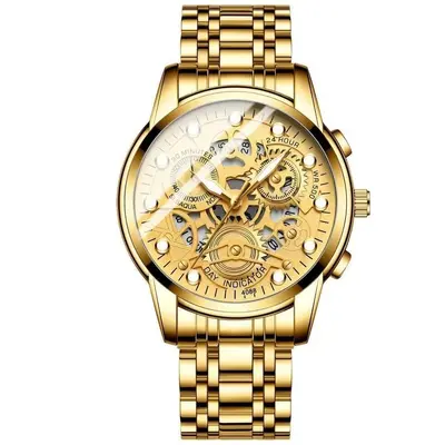 Kasrluo Quarzwerk Durchbruch wasserdichte Herrenuhr - 10