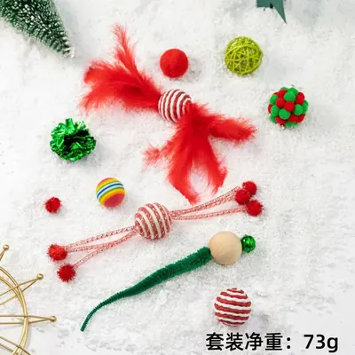 Christmas Cat Toy Set, Self-Assembly - 9