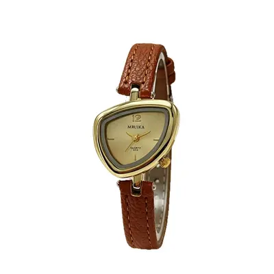 Damen-Quarzuhr mit Dreiecksdesign, elegant - 6