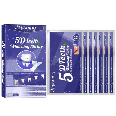 Jaysuing 5D Zahnaufhellungsstreifen, Gel-Formel - 7