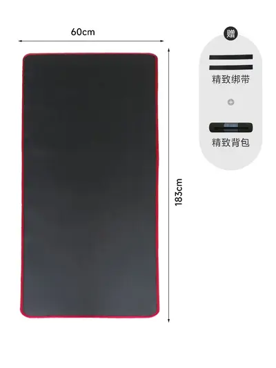 Edge-Bound Extra Long Wide Thick Non-Slip Yoga Mat, Logo Printing Available - 8