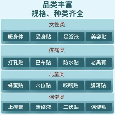 穴位贴胶质膏药贴厂家直销代加工疼痛贴三九贴咽扁贴工厂代发正品