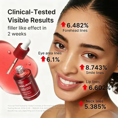 Cross-Border Trade Collagen Firming and Elasticity Essence Serum with Niacinamide Brightening Skin Dropper Whitening Plumping Essence - 4