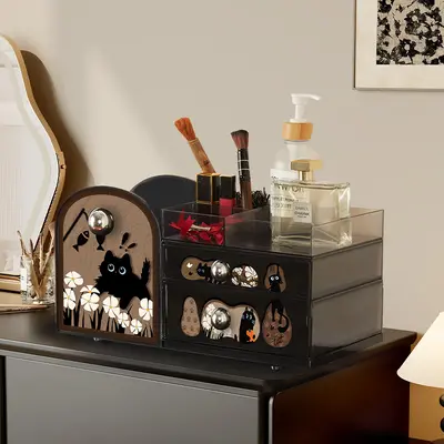 Cosmetics Storage Box, Luxury Design - 12