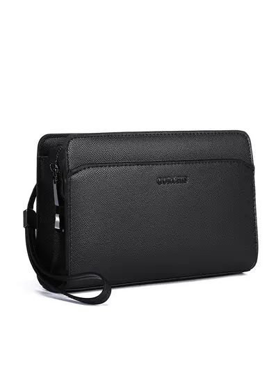 Herren-Clutch mit Fingerabdruckschloss und großem Fassungsvermögen