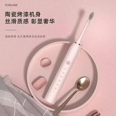 Rechargeable Fully Automatic Sonic Electric Toothbrush, Soft Bristles - 4