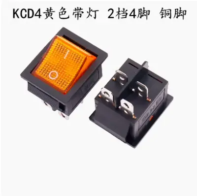 KCD4 tekne anahtarı, ışıklı, 16A 250V - 11