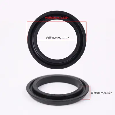Rubber and Silicone Gasket for Geberit Compatible Drain Valve, Toilet Tank - 6