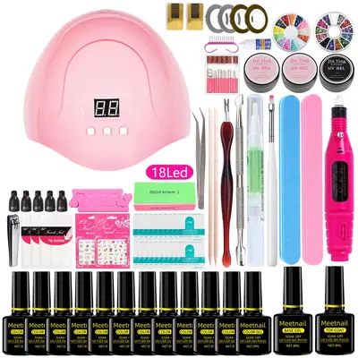 亚马逊美甲套装全套diy 美甲工具套装跨境开店家用初学者工厂批发 - 11