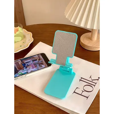 Katlanabilir Masaüstü Telefon ve Tablet Standı, Yükseklik Ayarlı, Canlı Yayın - 9
